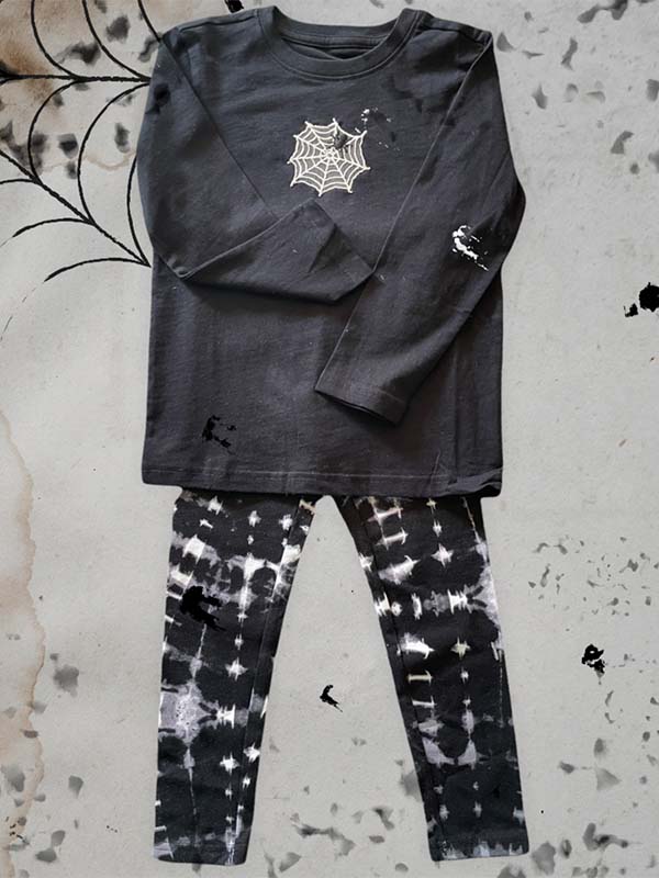 Glow in the dark Spider Web PJs